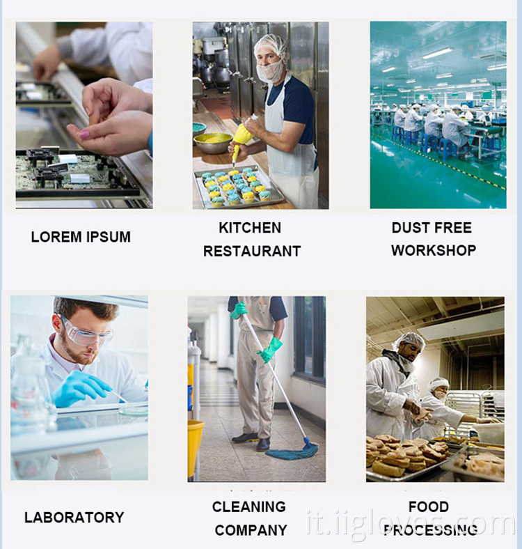 Capo bouffant non tessuto Cap bouffant bouffant berretto elastico non tessuto